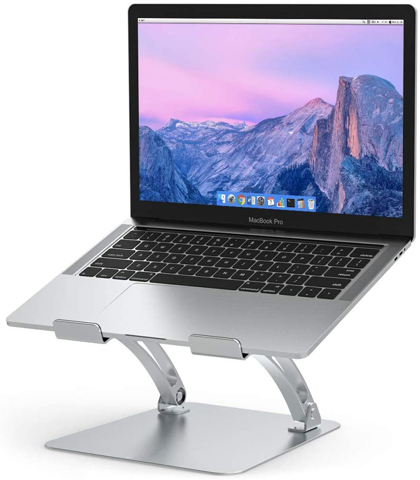 Aluminum Laptop Stand, Ergonomic Adjustable Notebook Stand ...